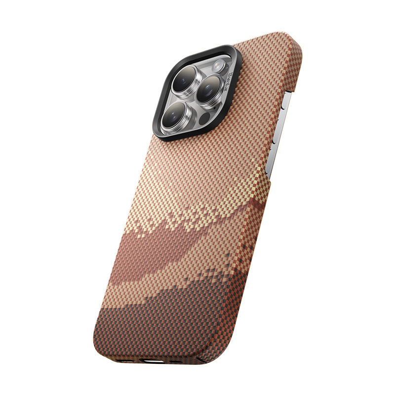 Benks GoldenTide ArmorAir 600D iPhone 16 Pro M-safe Kevlar Kılıf Benks GoldenTide ArmorAir 600D iPhone 16 Pro M-safe Kevlar Kılıf